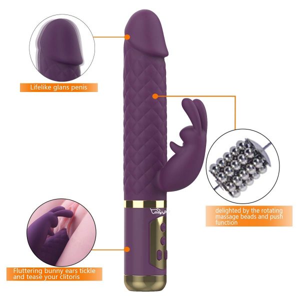 Tracy's Dog G Spot Rabbit Vibrator Detail Features